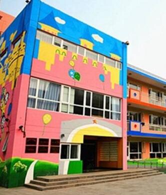 北京江海幼儿园教学楼环保防滑地坪工程